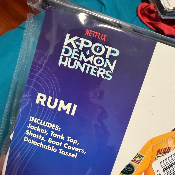 New K Pop Demon Hunters Rumi Costume M 8-10 - Picture 3 of 4